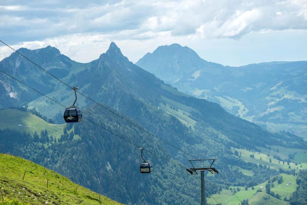 Confortable Chalet Avec Magnifique Vue En Gruyere. Charmey Exterior foto